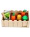 Set drvenih igračaka Lelin - Povrće za sadnju - 3t