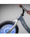 Bicikl za ravnotežu Cariboo - LEDventure, plavo/smeđi - 6t