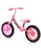 Bicikl za ravnotežu Lorelli - Fortuna Air, sa svjetlećim felgama, roza - 2t