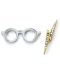 Set bedževa The Carat Shop Movies: Harry Potter - Glasses & Lightning Bolt - 1t