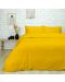 Set za spavaću sobu TAC - Plain BMR, saten, žuti - 1t