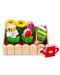 Set drvenih igračaka Lelin - Cvijeće za sadnju - 1t