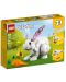 Konstruktor LEGO Creator - Bijeli zeko (31133) - 1t