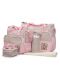 Set torbi Moni - Stella, ružičasta - 1t
