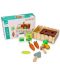 Set drvenih igračaka Lelin - Povrće za sadnju - 2t