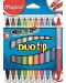 Set dvostranih flomastera Maped Color Peps Duo Tip - 10 boja - 1t