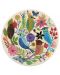 Okrugla slagalica Galison od 1000 dijelova - Cvijeće i ptice - 2t