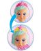 Lutka Simba Toys - Novorođenče sirena s tijarom koja mijenja boju - 3t