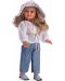 Lutka Asi - Sabrina, sa trapericama i bijelom bluzom, 40 cm - 1t