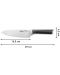 Kuhinjski nož Tefal - Ever Sharp, K2569004, 16.5 cm, crni - 4t