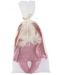Krpena lutka Asi Dolls - Zečica Olivia, roza sa bijelim zvjezdicama, 34 cm - 2t