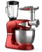 Kuhinjski robotTesla - KR600RA, 1000W, 6 brzina, crveno/srebrni - 3t