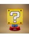 Svjetiljka Paladone Games: Super Mario Bros. - Question Block - 2t
