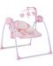 Električna ljuljačka za bebe Cangaroo - Baby Swing +, ružičasta - 1t