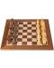 Luksuzni šah Manopoulos - modernistički, orah, 40 x 40 cm - 2t