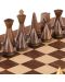 Luksuzni šah Manopoulos - modernistički, orah, 40 x 40 cm - 6t