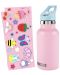 Metalna boca Skip Hop - Pink, 380 ml - 3t