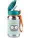 Metalna boca Skip Hop Spark Style - Robot, 350 ml - 2t