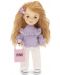 Mekana lutka Orange Toys Sweet Sisters - Sunny u ljubičastom džemperu, 32 cm - 2t