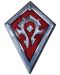 Metalni poster ABYstyle Games: World of Warcraft - Horde Shield - 1t