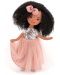 Mekana lutka Orange Toys Sweet Sisters - Tina u ružičastoj haljini sa šljokicama, 32 cm - 1t