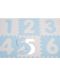 Mekana slagalica za pod Sun Ta - Brojevi, 9 dijelova, plavi - 2t