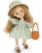 Mekana lutka Orange Toys Sweet Sisters - Sunny u kariranoj haljini, 32 cm - 3t