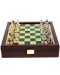 Mini luksuzni šah Manopoulos - Bizantsko Carstvo, zelena polja, 20х20 cm - 1t
