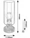 Stolna svjetiljka Rabalux - Tanno 74120, E27, 1 x 25 W, smeđa - 5t