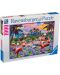 Slagalica Ravensburger od 1000 dijelova - Pink flamingos - 1t