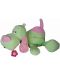 Plišana igračka Amek Toys - Ležeći pas, zeleni, 65 cm - 1t
