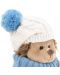 Plišana igračka Оrange Toys Life - Jež Prickle jež s bijelo-plavom kapom, 15 cm - 4t