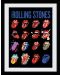 Plakat s okvirom GB eye Music: The Rolling Stones - Tongues - 1t