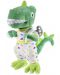 Plišana igračka Heunec Maskirani pjevač - Dinosaur u pidžami, 26 cm - 1t