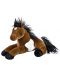 Plišana igračka Heunec - Konj, tamnosmeđi, 25 cm - 1t