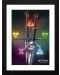 Uokviren poster ABYstyle Games: The Witcher - Signs & Swords - 1t