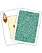 Plastične poker karte Texas Poker - tamnozelena leđa - 3t