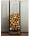 Stalak za drva Cook King - Atos, 120 x 40 x 20 cm, crni - 2t