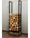 Stalak za drva Cook King - Atos, 120 x 40 x 20 cm, crni - 3t