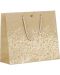 Poklon vrećica Giftpack - 25 x 10 x 22 cm, smeđa i zlatna - 1t