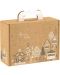 Poklon kutija Giftpack Bonnes Fêtes - Kraft, 25 cm - 1t