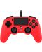 Kontroler Nacon za PS4  - Wired Compact, crveni - 1t