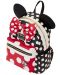 Ruksak Loungefly Disney: Mickey Mouse - Minnie Mouse (Rock The Dots) - 3t