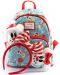 Ruksak Loungefly Disney: Mickey Mouse - Snowman Mickey & Minnie - 4t