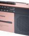 Radiokasetofon Crosley - CT102A-RG4, ružičasti/sivi - 3t