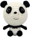 Ručno pletena igračka Wild Planet - Panda, 12 cm - 1t