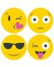 Samoljepivi listići Post-it - Emojis, 4 dizajna emotikona, 60 listova - 2t