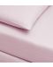 Set plahte s gumicom i jastučnice TAC - 100% pamuk, za 100 x 200 cm, roza - 1t