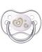 Silikonska duda varalica Canpol - Newborn Baby, 0-6 mjeseci, bijele boje - 1t