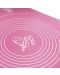 Silikonska podloga za miješenje Morello - Light Pink, 50 х 40 cm, ružičasta - 3t